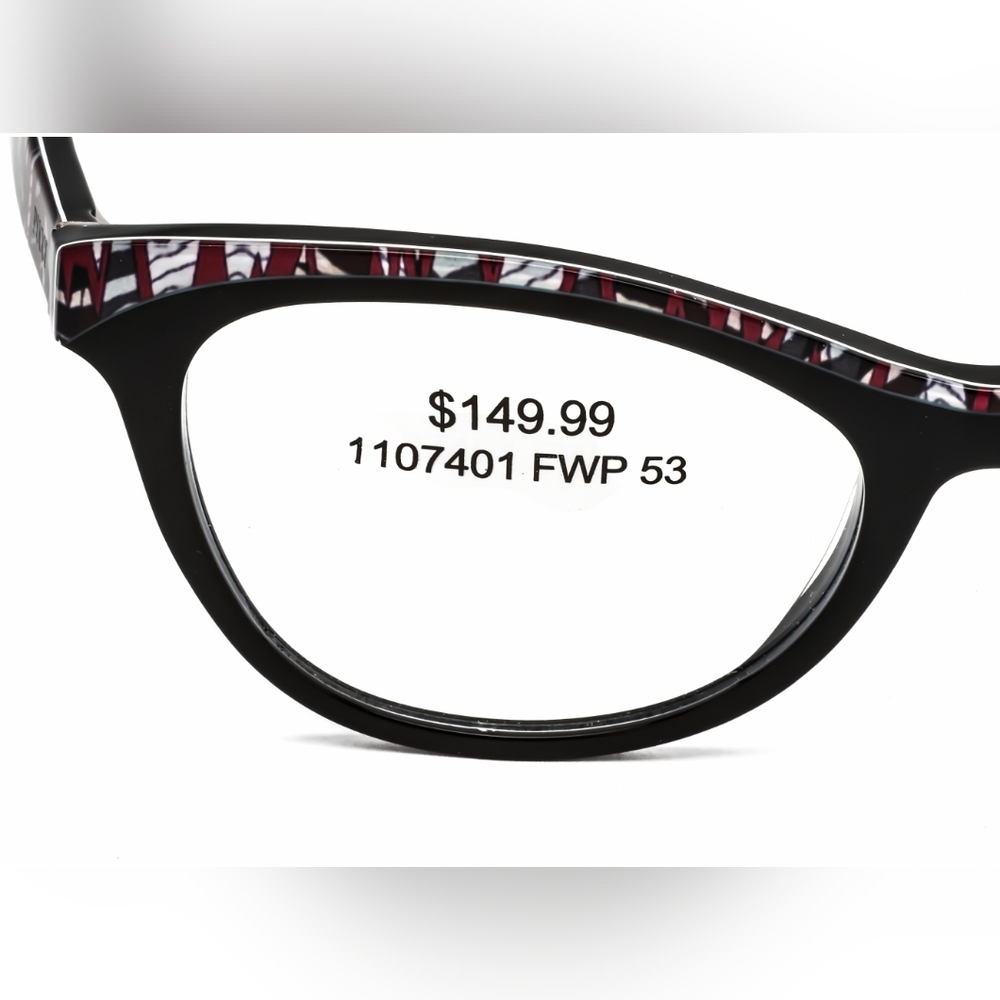 Emilio Pucci Black and Red Glasses Accessories - Picture 3 of 4